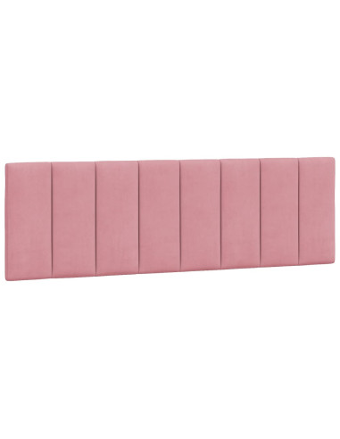 Giroletto con Luci LED Rosa 160x200 cm in Velluto