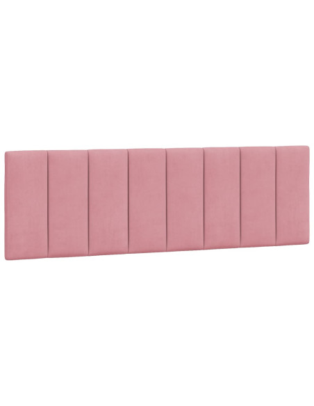 Giroletto con Luci LED Rosa 160x200 cm in Velluto