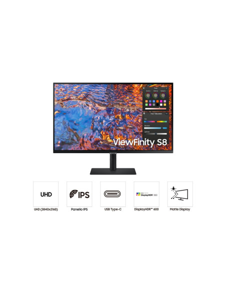 Samsung LS32B800PXU Monitor PC 81,3 cm (32") 3840 x 2160 Pixel 4K Ultra HD LCD Nero