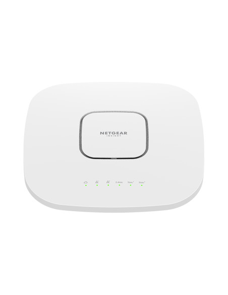 NETGEAR Insight Cloud Managed WiFi 6 AX6000 Tri-band Multi-Gig Access Point (WAX630) 6000 Mbit/s Bianco Supporto Power over Ethe
