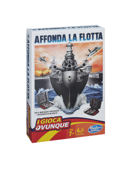 Hasbro Gaming Affonda la Flotta - Travel (gioco in scatola, Gaming)