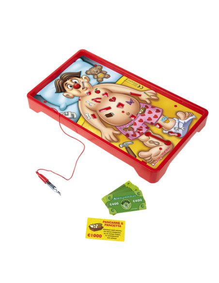 Hasbro Gaming L'Allegro Chirurgo, gioco da tavolo elettronico del dottore, giochi per bambini e bambine, dai 6 anni in su