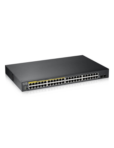 Zyxel GS1900-48HPv2 Gestito L2 Gigabit Ethernet (10/100/1000) Supporto Power over Ethernet (PoE) Nero
