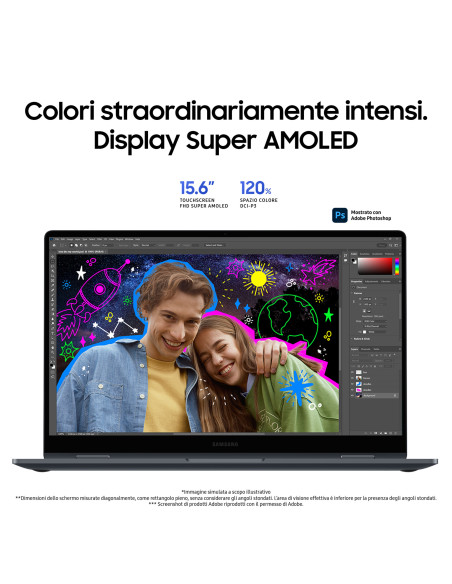 Samsung Galaxy Book4 360 Intel Core 7 150U Ibrido (2 in 1) 39,6 cm (15.6") Touch screen Full HD 16 GB LPDDR5-SDRAM 512 GB SSD Wi