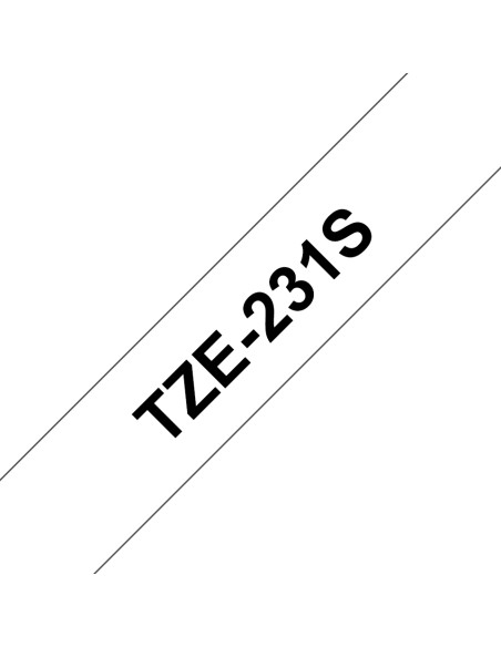 Brother TZE231S2 nastro per etichettatrice Nero su bianco TZe