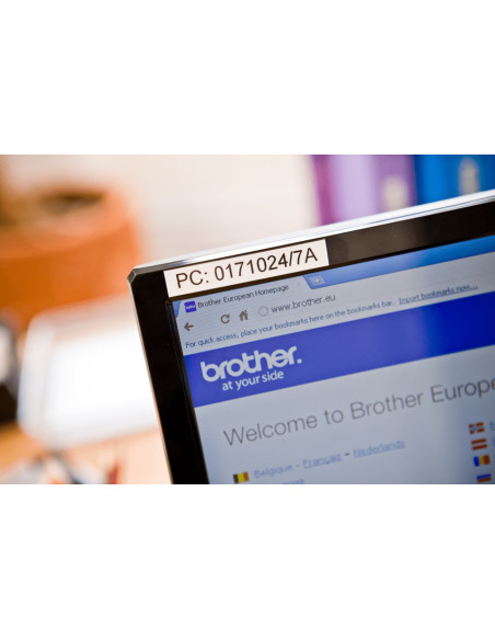 Brother TZE231S2 nastro per etichettatrice Nero su bianco TZe