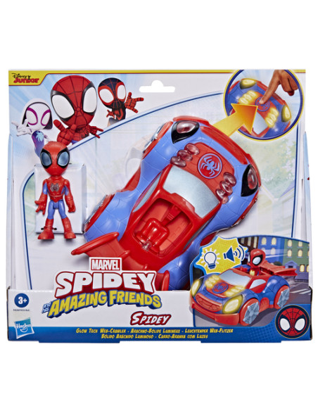 Marvel Spidey and His Amazing Friends Glow Tech Web Crawler