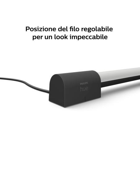 Philips Hue White and Color ambiance Hue White and Color AmbianceGradient Play gradient light tube Compact Nera