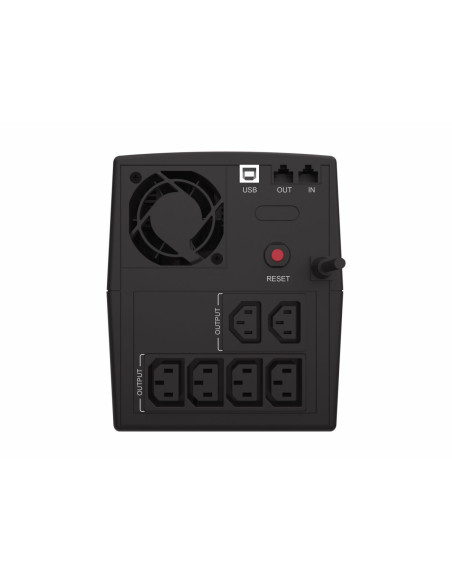 Conceptronic ZEUS08E gruppo di continuità (UPS) A linea interattiva 1,5 kVA 900 W 6 presa(e) AC
