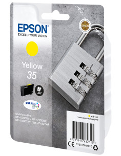 Epson Padlock Singlepack Yellow 35 DURABrite Ultra Ink 2