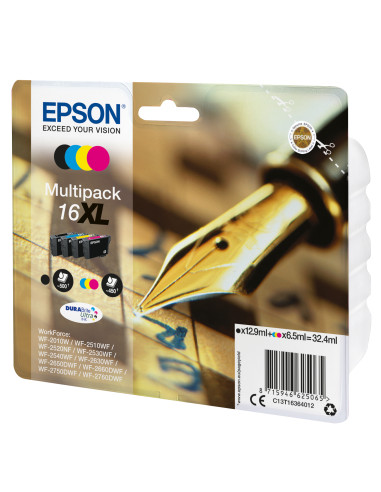 Epson Pen and crossword Multipack Penna e cruciverba 4 colori Inchiostri DURABrite Ultra 16XL