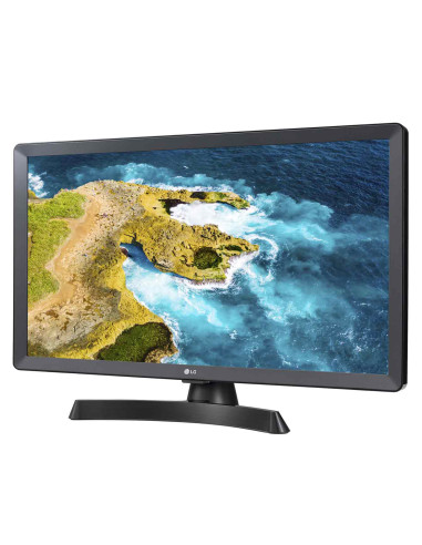 LG 24TQ510S Monitor TV 23.6" smart webOS 22 Wi-Fi NOVITÀ 2022 Nero