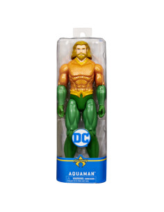 DC Comics | AQUAMAN | Personaggio AQUAMAN 30 cm | Personaggio in scala 30 cm con decorazioni originali, mantello e 11 punti di a 2