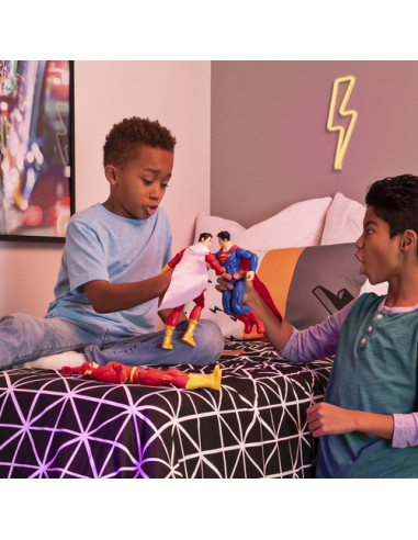 DC Comics | AQUAMAN | Personaggio AQUAMAN 30 cm | Personaggio in scala 30 cm con decorazioni originali, mantello e 11 punti di a