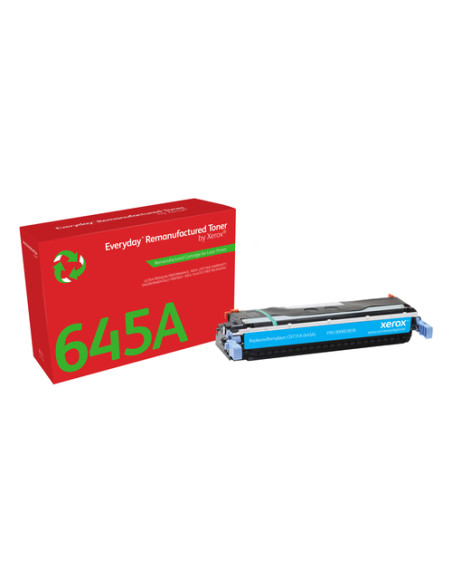 Everyday Toner rigenerato ™ di Xerox Ciano compatibile con HP 645A (C9731A), Capacità standard