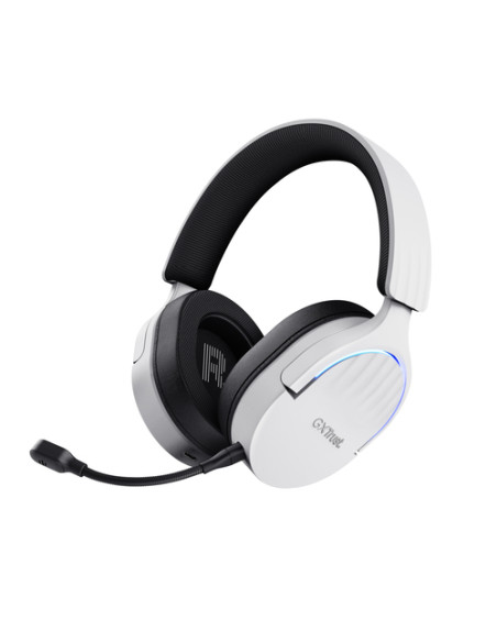 Trust GXT 491W FAYZO Auricolare Con cavo e senza cavo A Padiglione Gaming USB tipo-C Bluetooth Nero, Bianco