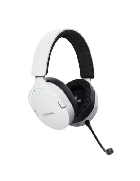 Trust GXT 491W FAYZO Auricolare Con cavo e senza cavo A Padiglione Gaming USB tipo-C Bluetooth Nero, Bianco