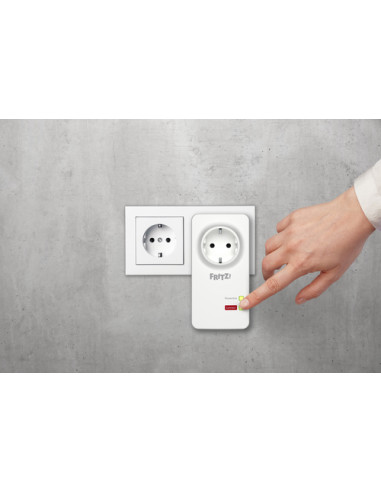 Powerline FRITZ! 1220 Set INT 1200 Mbit/s Collegamento ethernet LAN Bianco 2 pz