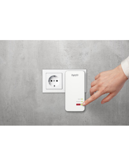 FRITZ!Powerline 1240 AX WLAN Set 1200 Mbit/s Collegamento ethernet LAN Wi-Fi Bianco 2 pz