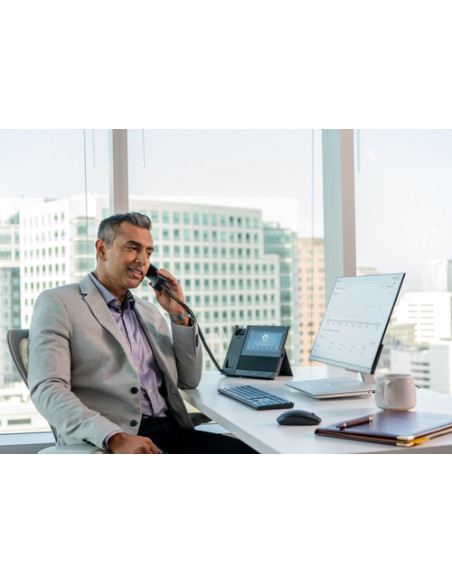 POLY Telefono multimediale aziendale CCX 600 per Microsoft Teams e abilitato per PoE