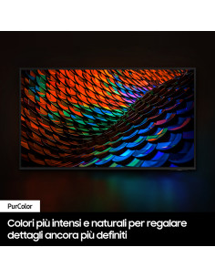 Samsung TV Crystal UHD 4K 43” UE43DU7170UXZT Smart TV Wi-Fi Black 2024, Processore Crystal 4K, 4K Upscaling, Slim Look Design, 2