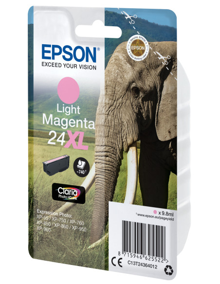 Epson Elephant Cartuccia Magenta chiaro xl