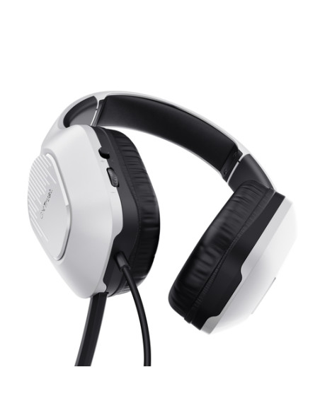 Trust GXT 415W Zirox Auricolare Cablato A Padiglione Gaming Bianco