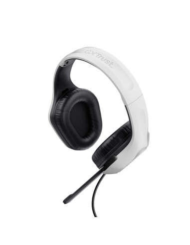 Trust GXT 415W Zirox Auricolare Cablato A Padiglione Gaming Bianco