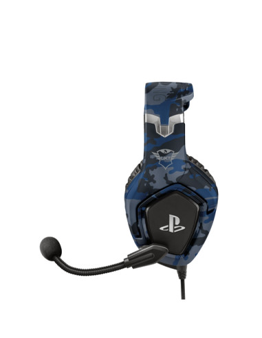 Trust GXT 488 Forze PS4 Auricolare Cablato A Padiglione Gaming Nero, Blu