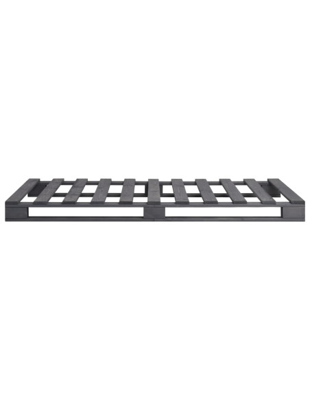 Giroletto in Pallet Grigio Legno Massello di Pino 90x200 cm