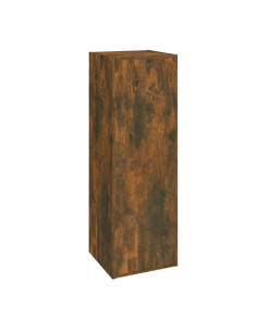 Set di Mobili Porta TV 6 pz Rovere Fumo in Legno Multistrato