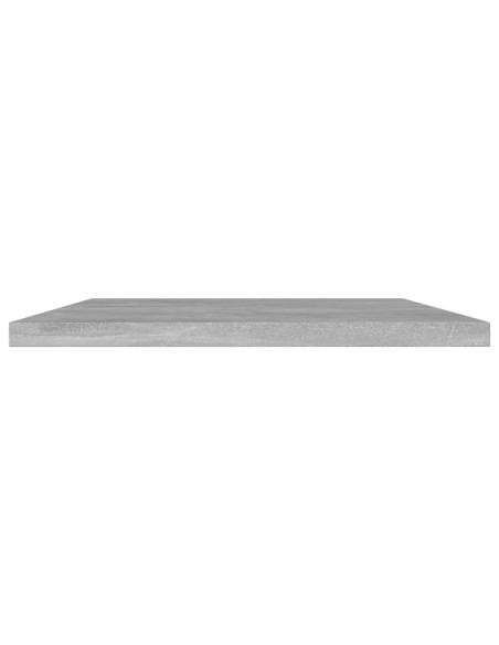 Ripiani per Libreria 4pz Grigio Cemento 60x20x1,5cm Multistrato