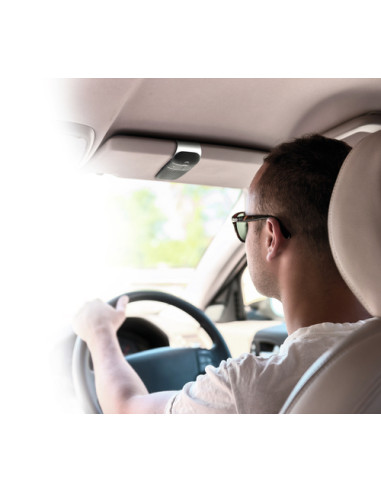 Cellularline Easy Drive - Universale Vivavoce Bluetooth® per auto con funzione dualphone