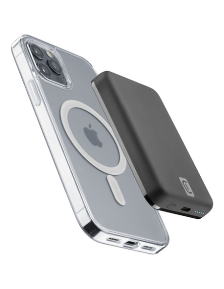 Cellularline Wireless power bank MAG 5000 Caricabatterie portatile compatibile con MagSafe