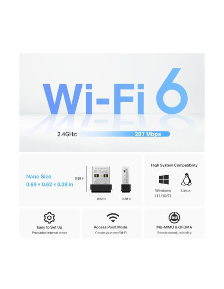 'AX300 NANO WI-FI 6 USB ADAPTER