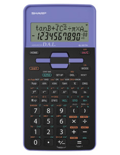 Sharp EL-531TH calcolatrice Tasca Calcolatrice scientifica Nero, Viola