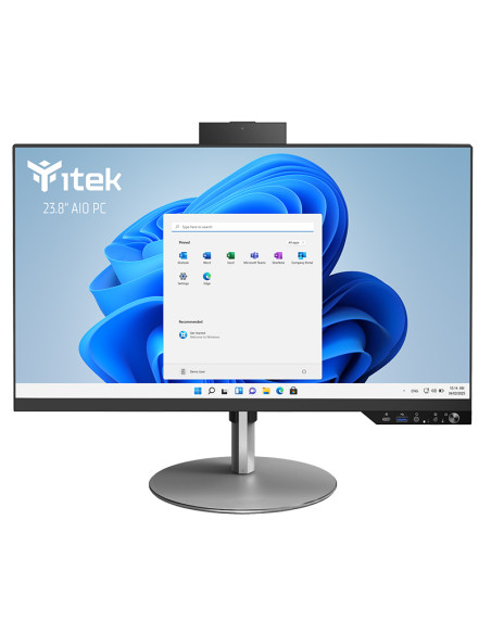 itek ITPCAB2461BHW barebone per PC/stazione di lavoro Nero Intel H610 LGA 1700 Altoparlanti incorporati