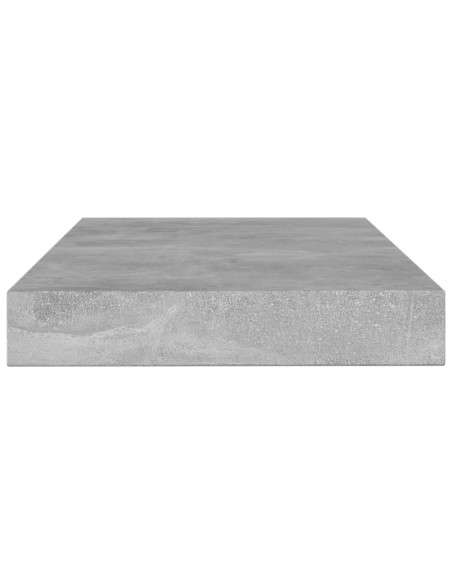 Ripiani Libreria 4pz Grigio Cemento 100x10x1,5cm Multistrato