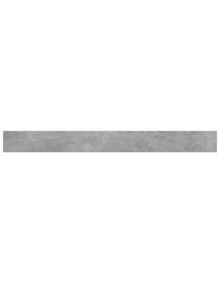 Ripiani Libreria 4pz Grigio Cemento 100x10x1,5cm Multistrato