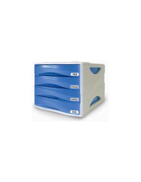 CASSETTIERA 4 CASSETTI AZZ TR