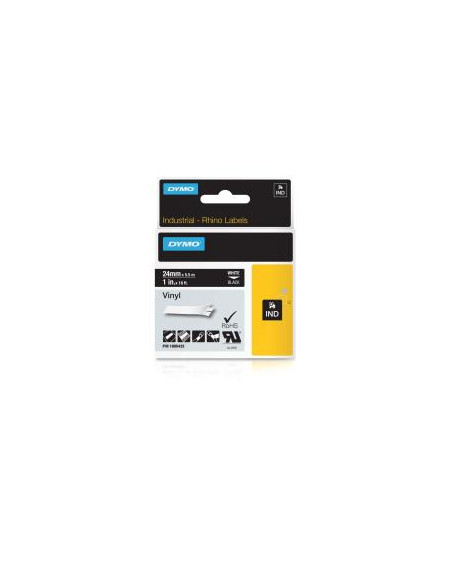 NASTRO 24MMX 5 5M VINILE BI/NE