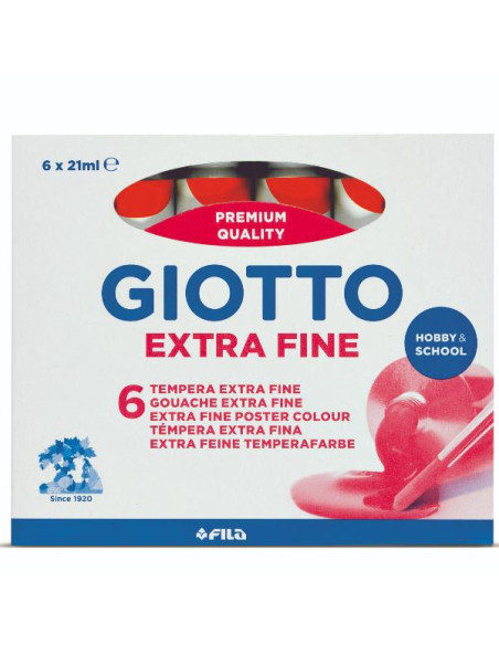 CF6 TUB. TEMPERA 21ML ROSSO CARMIN