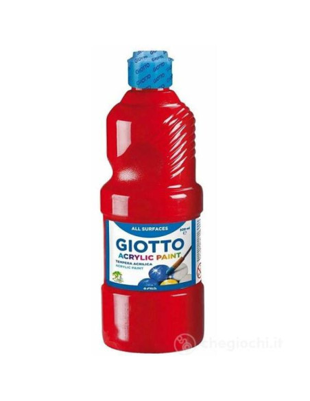 FLACONE 500ML TEMERA ACRILIC ROSSO