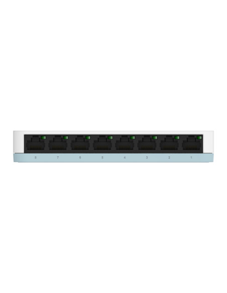 D-Link DGS-1008D/E switch di rete Non gestito Gigabit Ethernet (10/100/1000) Nero