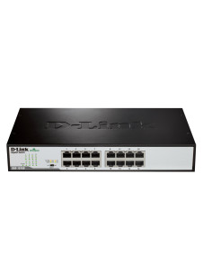 D-Link DGS-1016D/E switch di rete Non gestito Nero, Metallico 2