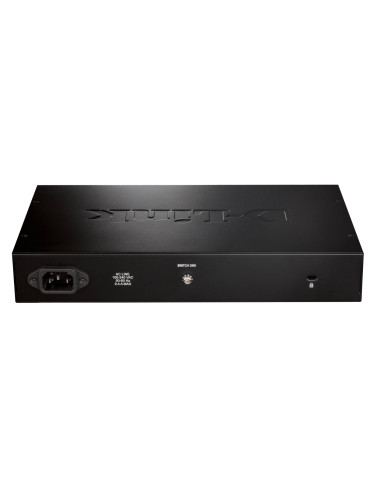 D-Link DGS-1016D/E switch di rete Non gestito Nero, Metallico