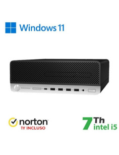 PC HP RINOVO REFURBISHED 600-800 G3 RN64522311 SFF i5-7x00 8GB SSD NEW 240GB W11P + NORTON ANTIVIRUS 1Y