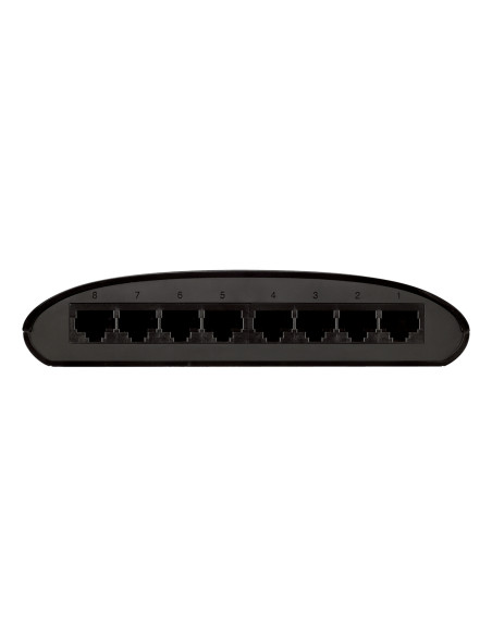 D-Link DES-1008D Non gestito Fast Ethernet (10/100) Nero