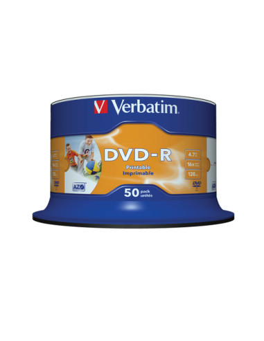 Verbatim 43533 DVD vergine 4,7 GB DVD-R 50 pz