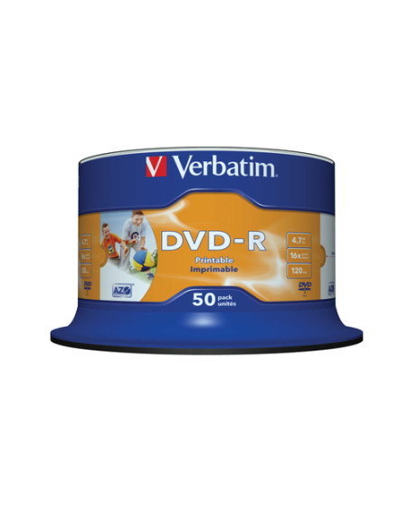 Verbatim 43533 DVD vergine 4,7 GB DVD-R 50 pz